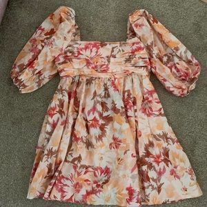 Abercrombie Puff Sleeve Baby Doll Dress